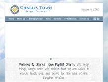 Tablet Screenshot of charlestownbaptist.org